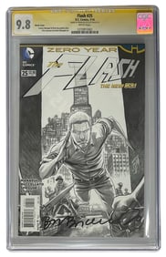 SIGNED By Brian Buccellato DCs Flash No. 25 | Graded 9.8