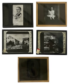 Glass Photo Slide Collection