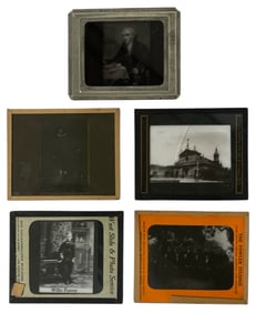 Glass Photo Slide Collection