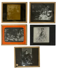 Glass Photo Slide Collection