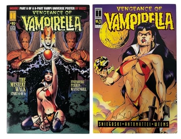 SIGNED Vengeance of Vampirella Comic Book Collection