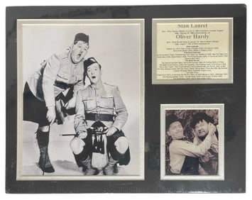 Legends Never Die | Laurel and Hardy Memorabilia Collage