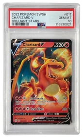 2022 Pokemon Charizard | Brilliant Stars | No. 017 | Graded 10