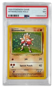 1999 Pokemon Game Hitmonchan HOLO | No. 7 | Graded 7