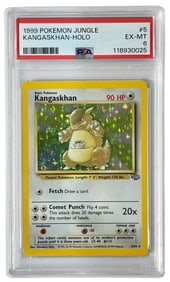 1999 Pokemon Jungle Kangaskhan HOLO | No. 5 | Graded 6