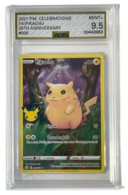 2021 PM Celebrations Pikachu 25th Anniversary | No. 005 | Graded 9.5