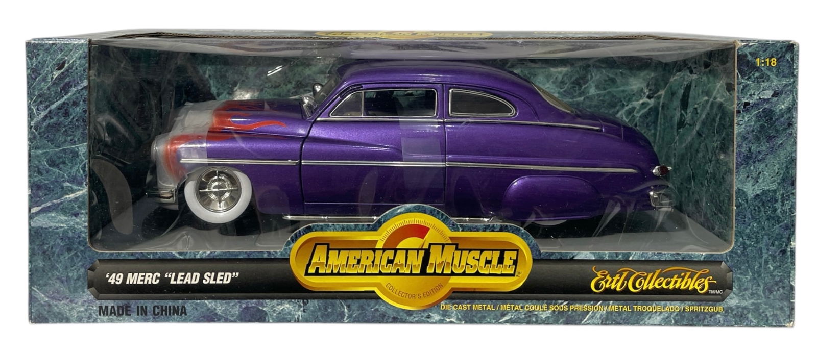 Ertl American Muscle 1949 Mercury Led Sled Coupe Diecast Model Car