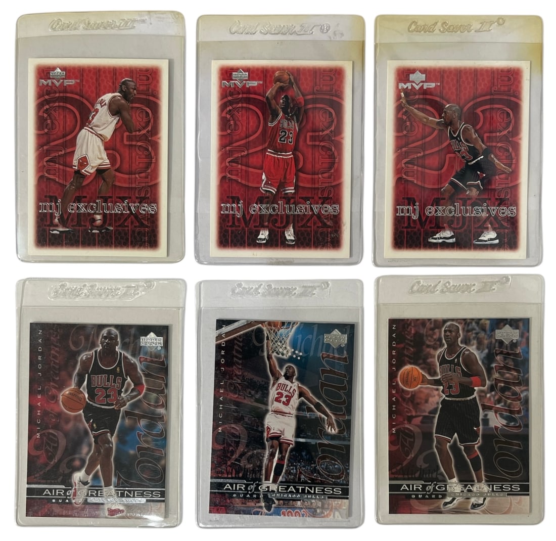 Michael Jordan Basketball Collectors Cards | Sports Collectors Cards: AUTHENTICATION HAS NOT BEEN PERFORMED TO GUARANTEE VERIFICATION | All purchases are made at the buyers discretion