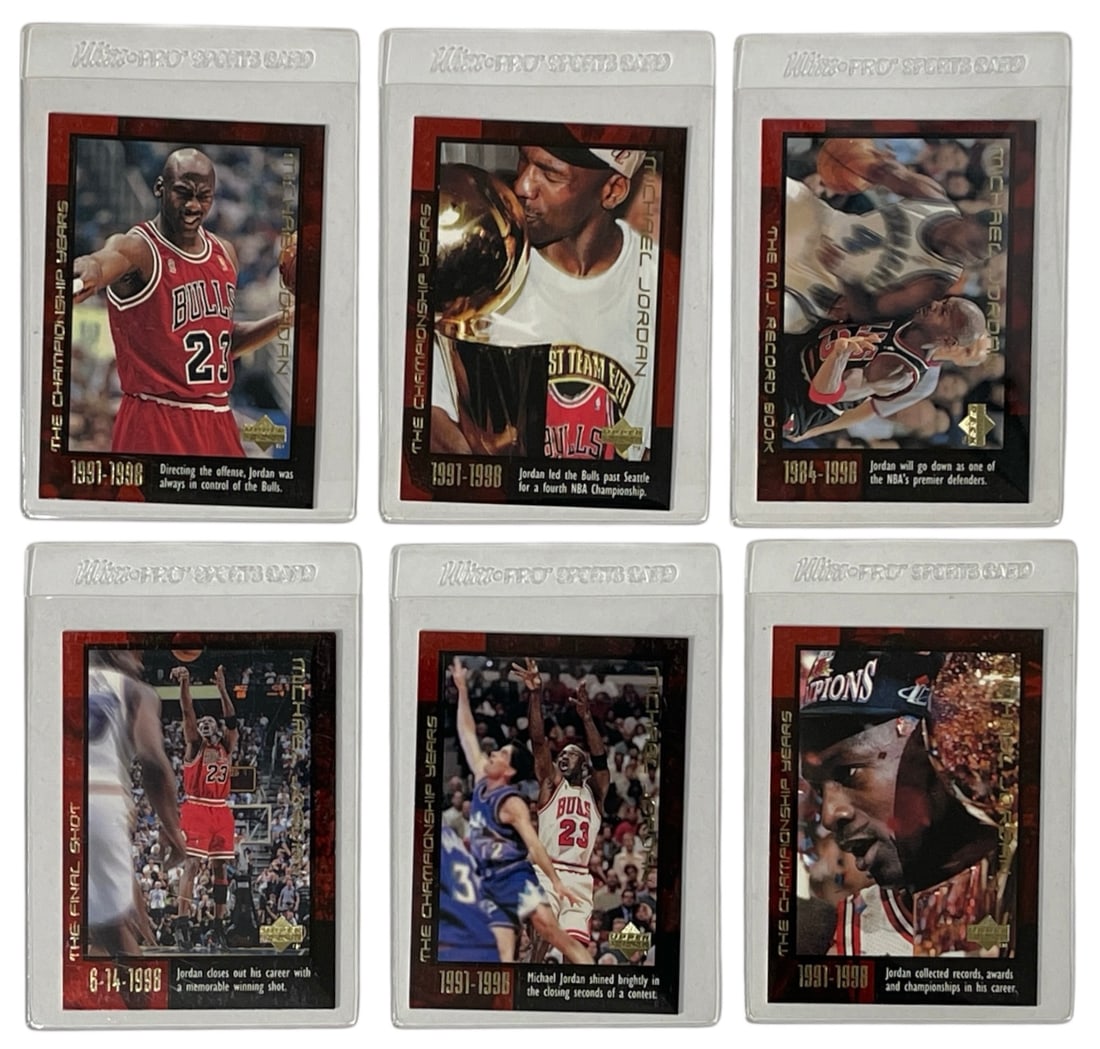 Michael Jordan Basketball Collectors Cards | Sports Collectors Cards: AUTHENTICATION HAS NOT BEEN PERFORMED TO GUARANTEE VERIFICATION | All purchases are made at the buyers discretion