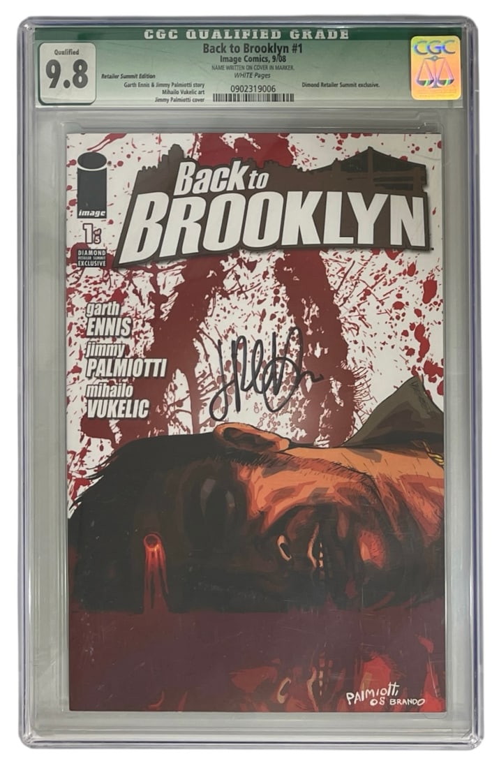 Signed Image Comics Back To Brooklyn No. 1 | Graded 9.8 (1 of 2)