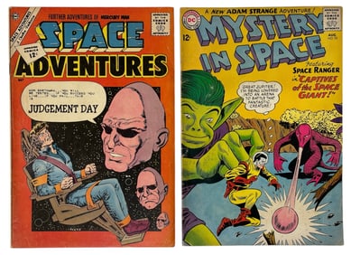 DCs Space Adventures and Mystery In Space Comic Book Collection