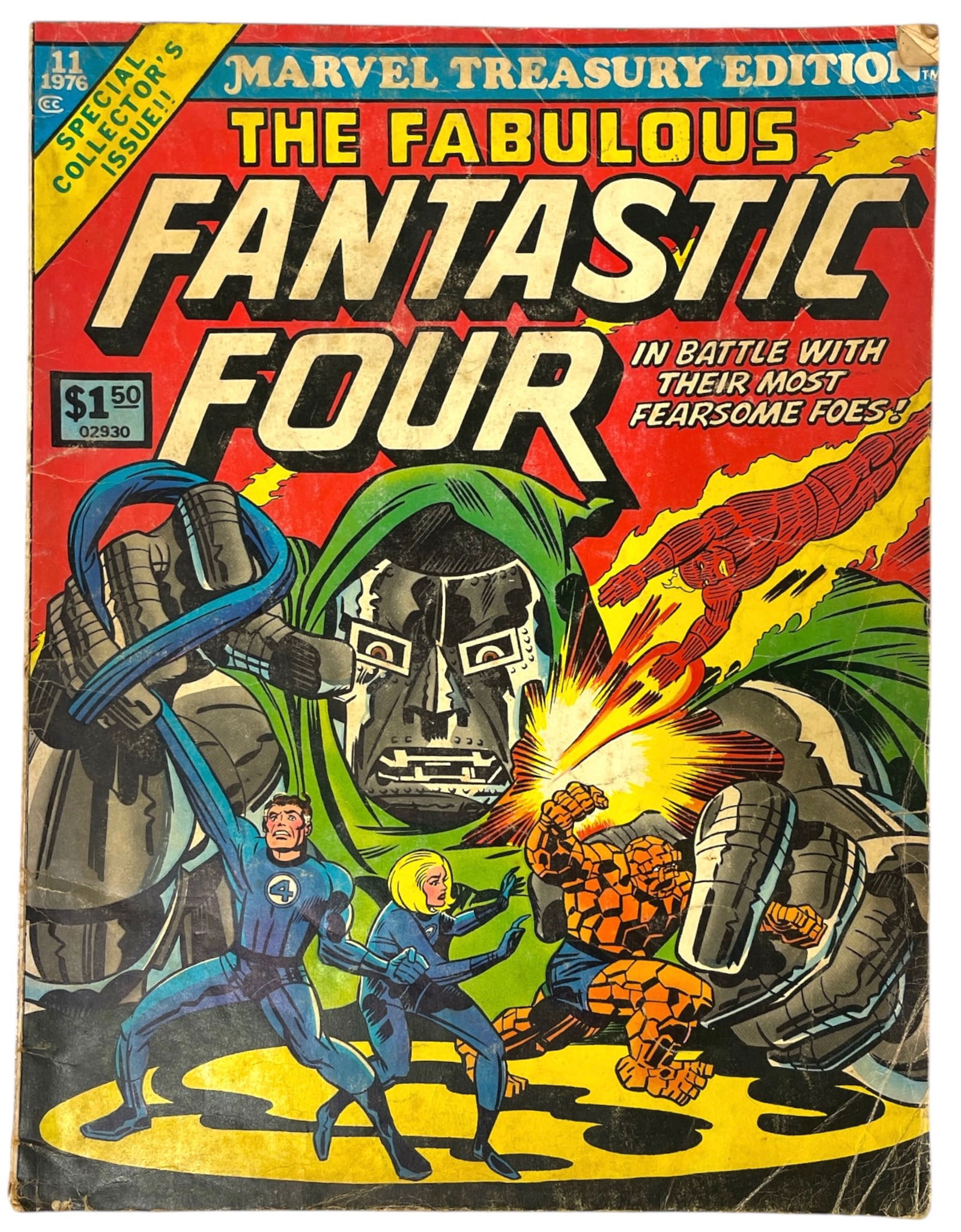 Marvel Treasury Edition | No.11 | The Fabulous Fantastic Four Comic Book (1 of 3)