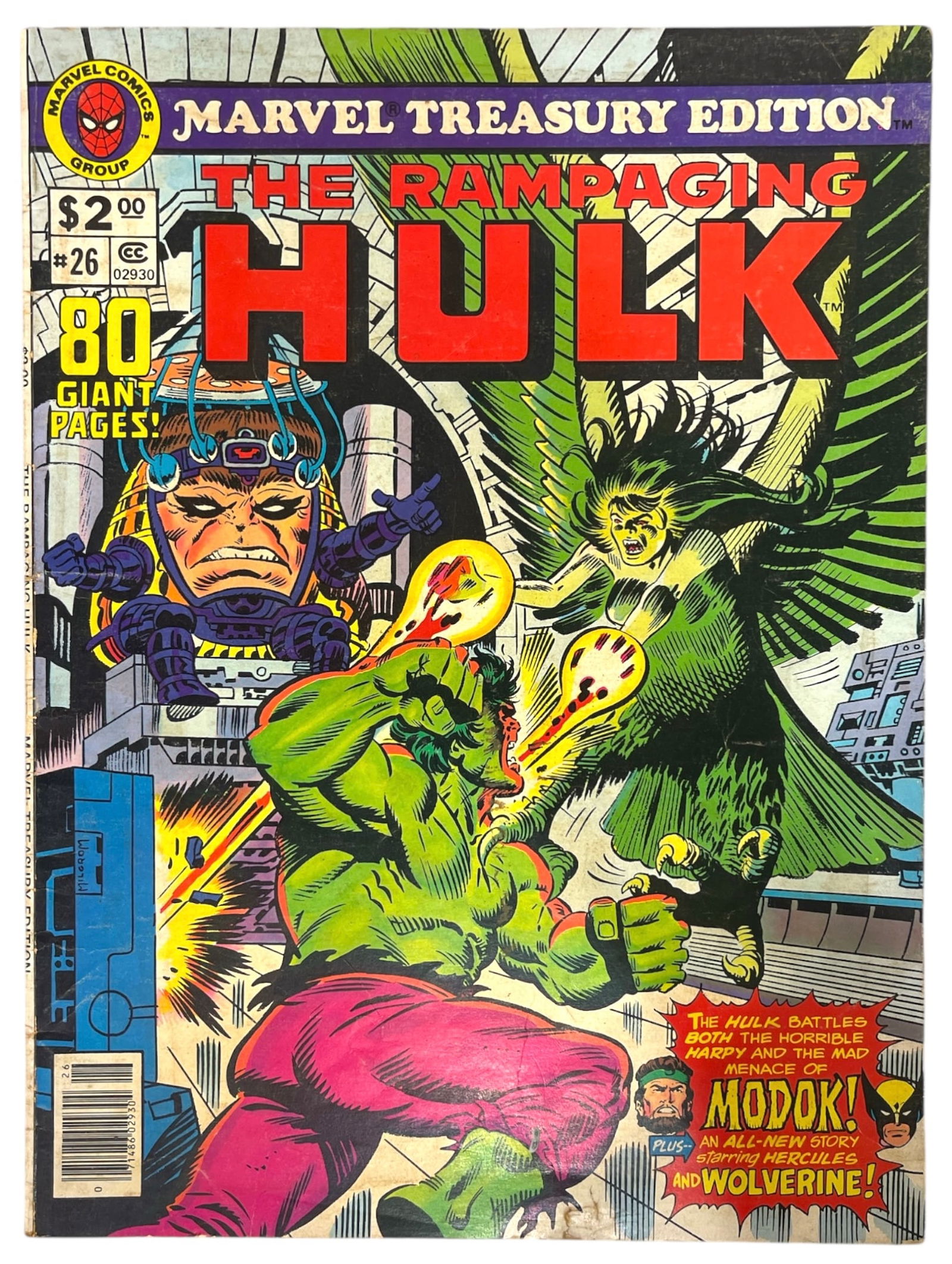 Marvel Treasury Edition Comic Book | No. 26 | The Rampaging Hulk (1 of 3)