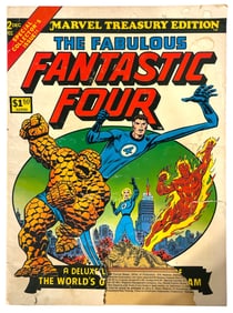 Marvel Treasury Edition No. 2 | The Fabulous Fantastic Four Comic Book