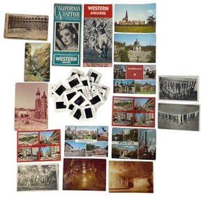Postcard and Photo Slide Collection