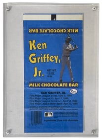 Ken Griffey Jr. Milk Chocolate Bar Wrapper