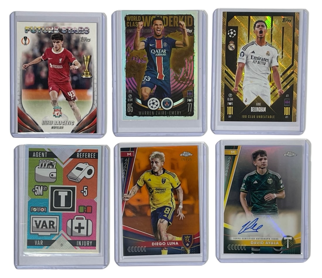 Soccer Collectors Cards | Sports Collectors Cards: AUTHENTICATION HAS NOT BEEN PERFORMED TO GUARANTEE VERIFICATION | All purchases are made at the buyers discretion
