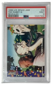 1996 UD Space Jam | The Rabbit is Revealed | No. 34 | Graded 9