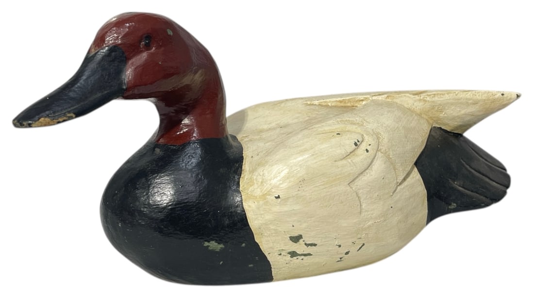 Hand Carved Wooden Duck Decoy: Hand Carved Wooden Duck Decoy
