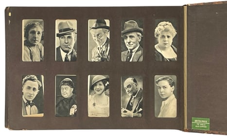 Vintage Cigarette Cards Album