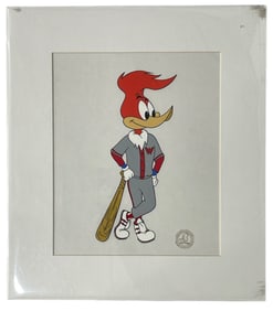 Animation Cel of Woody Woodpecker