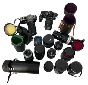 Camera and Camera Lens Collection