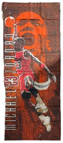 Michael Jordan Fabric Poster