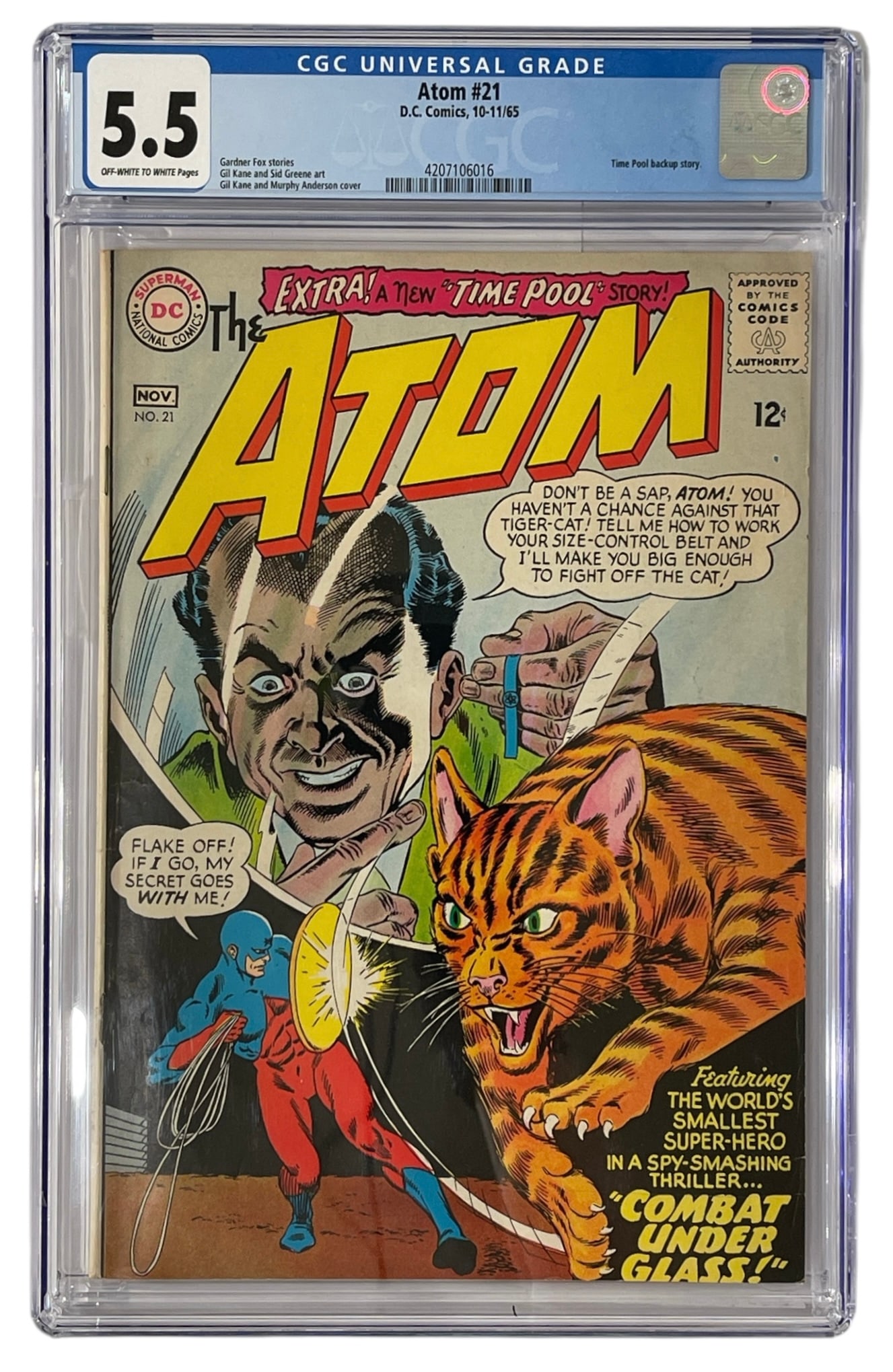 Atom | No. 21 | DC Comics | Graded 5.5 (1 of 2)