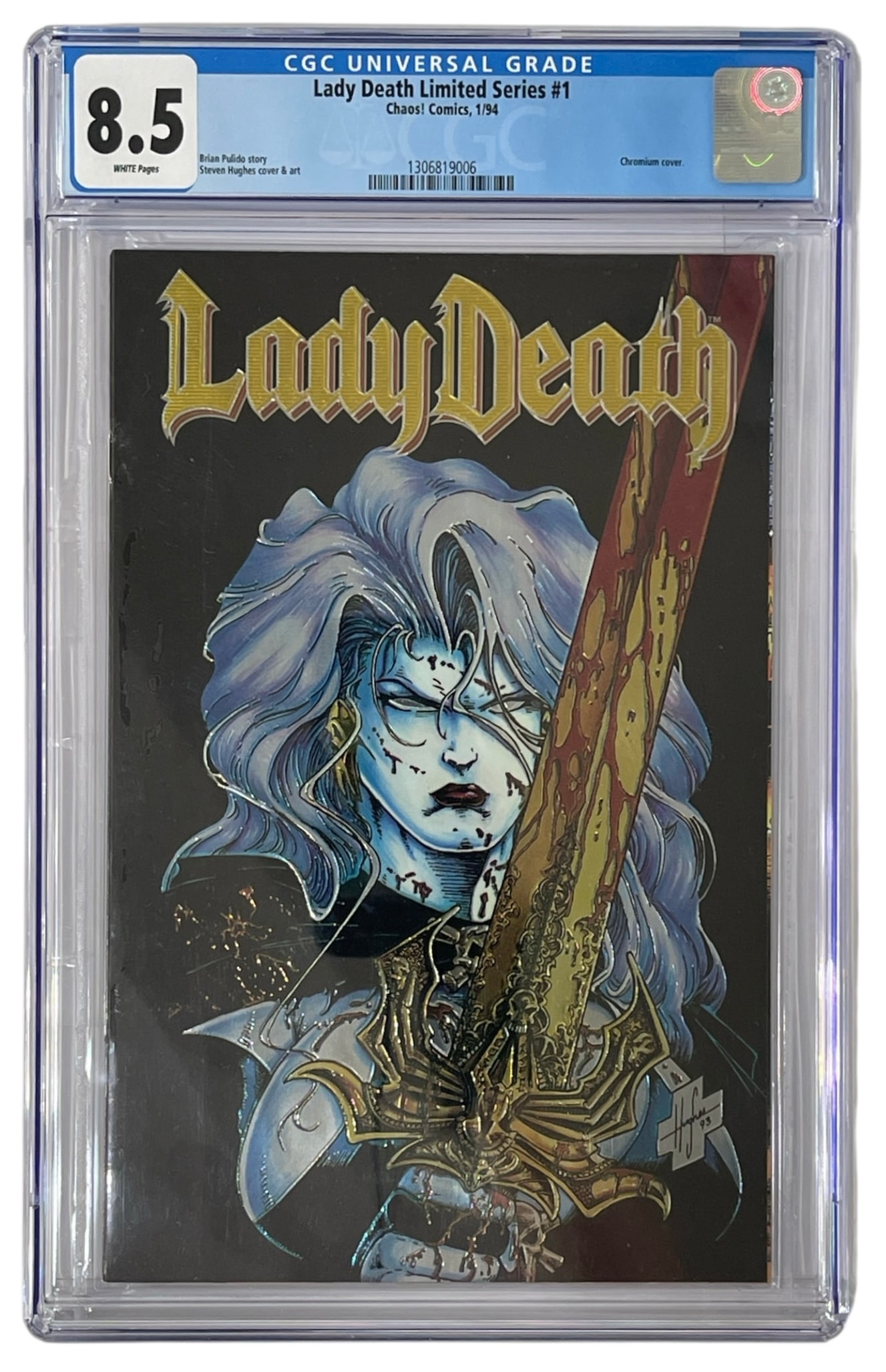 Lady Death Limited Series | No. 1 | Chaos Comics | Graded 8.5 (1 of 2)