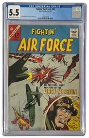 Fightin Air Force | No. 36 | Charlton Comics | Graded 5.5