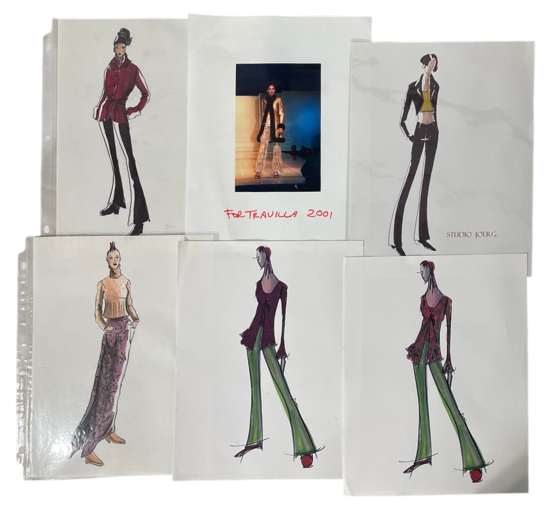 Original Hand Drawn Fashion Artwork (1 of 2)