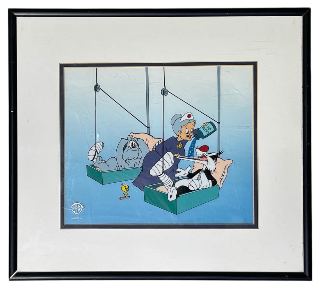 Limited Edition Hand Painted Warner Bros. Animation Cel | Drink Up Putty Tat (1 of 3)