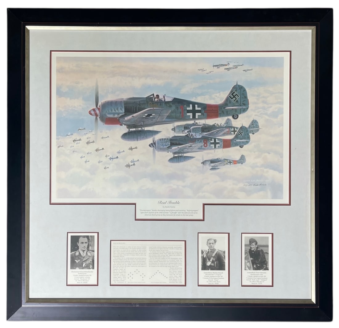 Framed Real Trouble By Keith Ferris: Framed Real Trouble By Keith Ferris