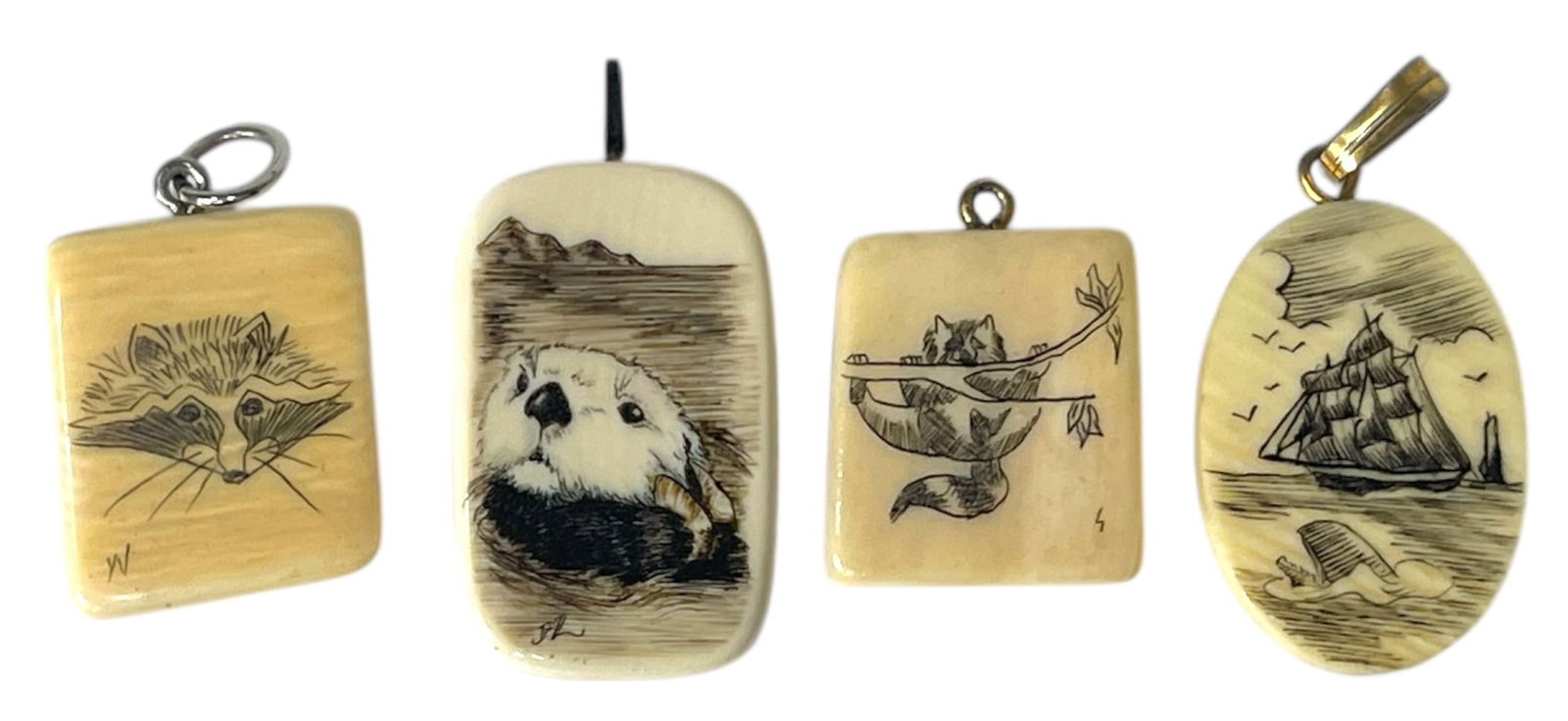 Bone Necklace Pendants Collection: Bone Necklace Pendants Collection