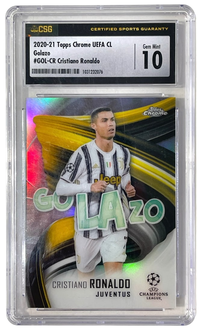 2020 Topps Chrome | Cristiano Ronaldo | Graded 10 (1 of 2)