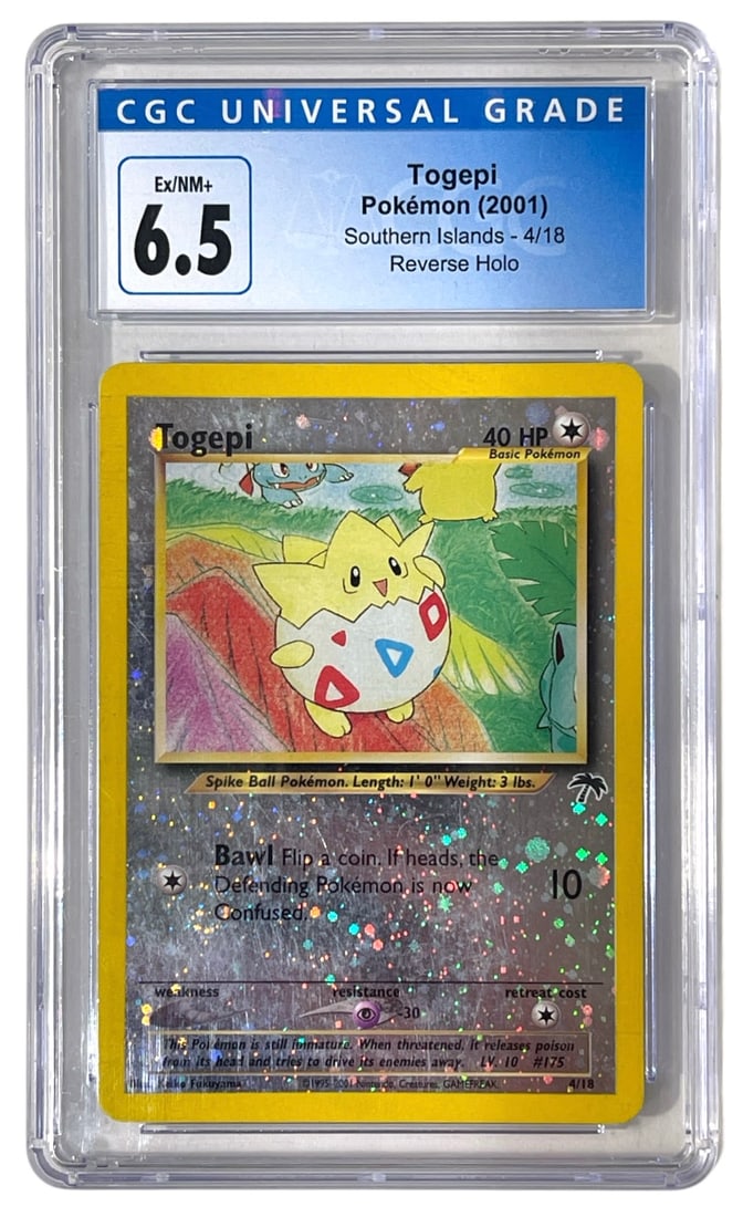 2001 Togepi | Pokemon Trading Card | Graded 6.5 (1 of 2)