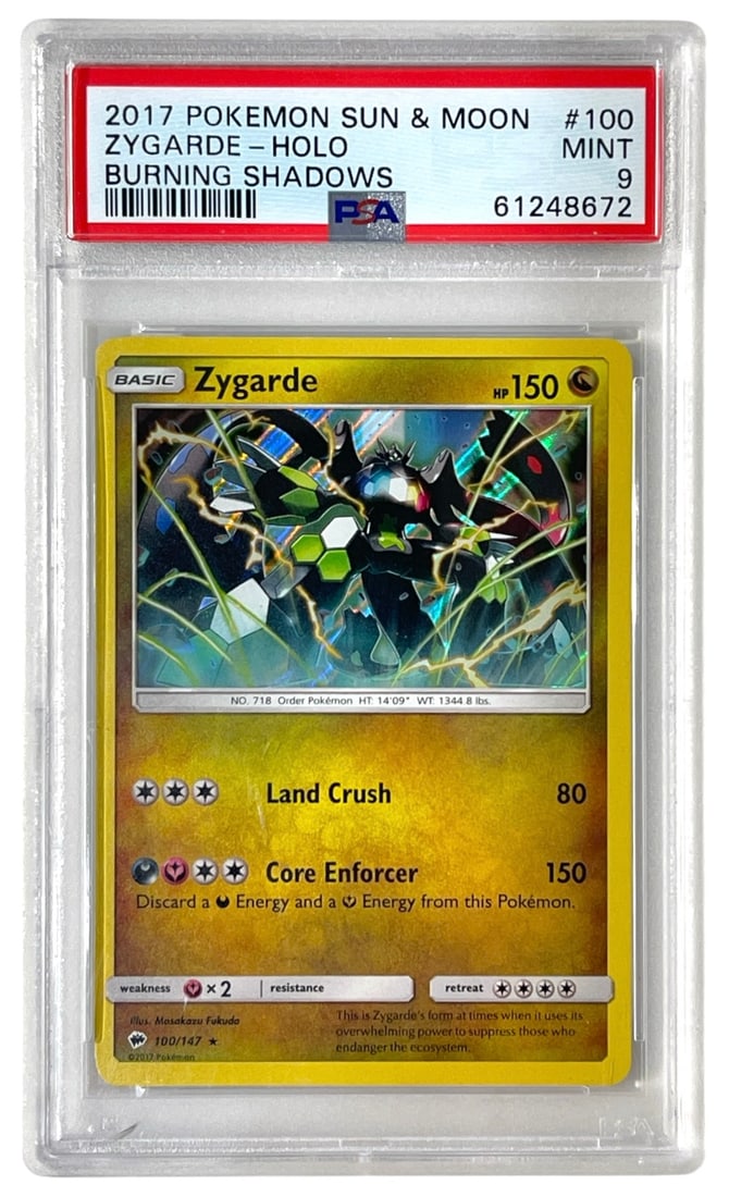 2017 Zygarde | Pokemon Sun and Moon HOLO | Graded 9 (1 of 2)
