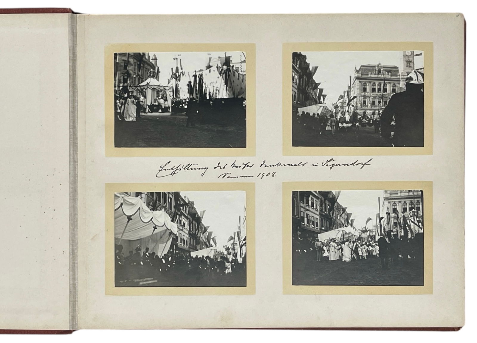 Vintage Photo Album with Photos and Written Descriptions (1 of 9)