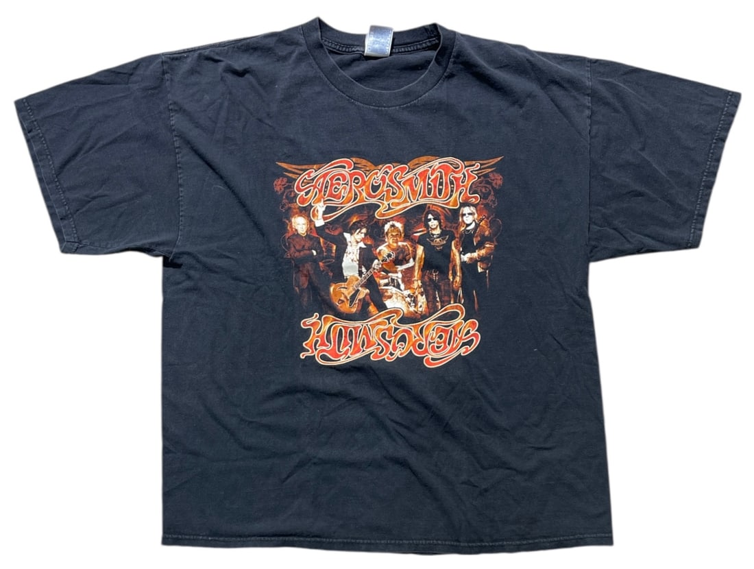Aerosmith 2007 World Tour Concert Graphic Shirt: Aerosmith 2007 World Tour Concert Graphic Shirt
