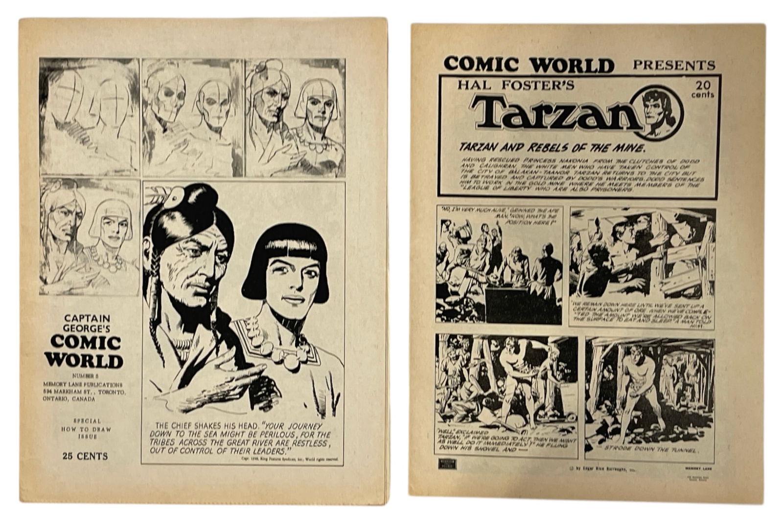 Comic Newspaper Page Collection (1 of 2)