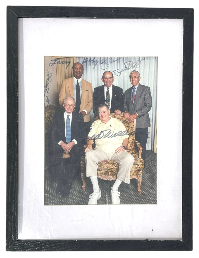 SIGNED Five Hall of Fame catchers in Major League Baseball | with coa (1 of 3)