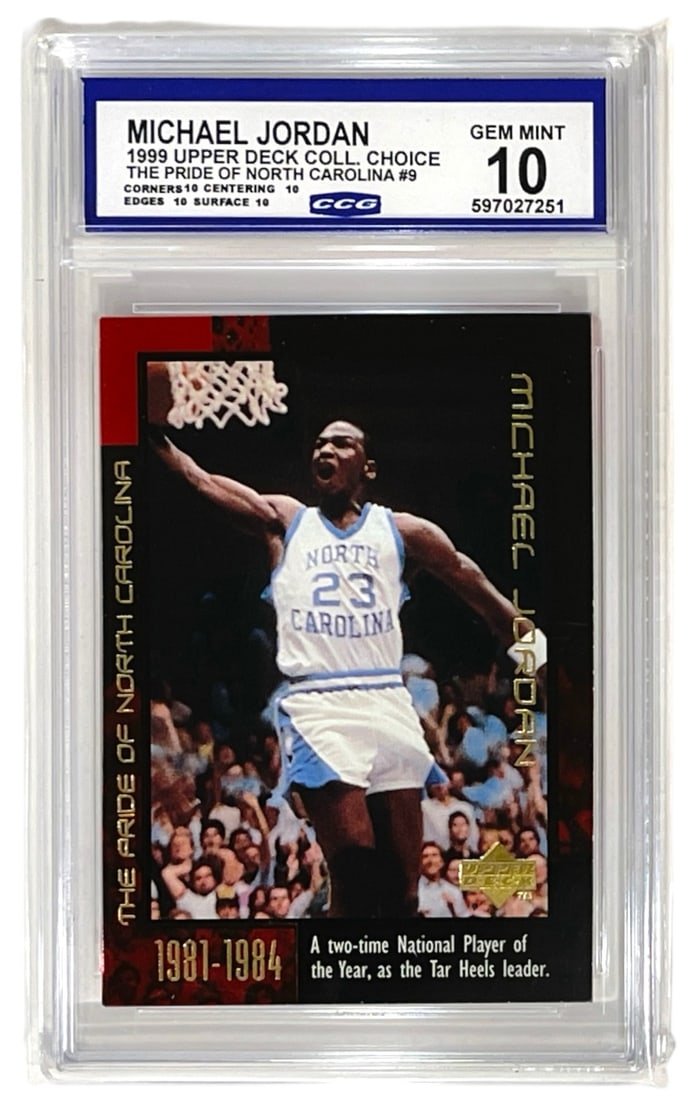1999 Upper Deck Coll. Choice Michael Jordan | Graded 10 (1 of 2)