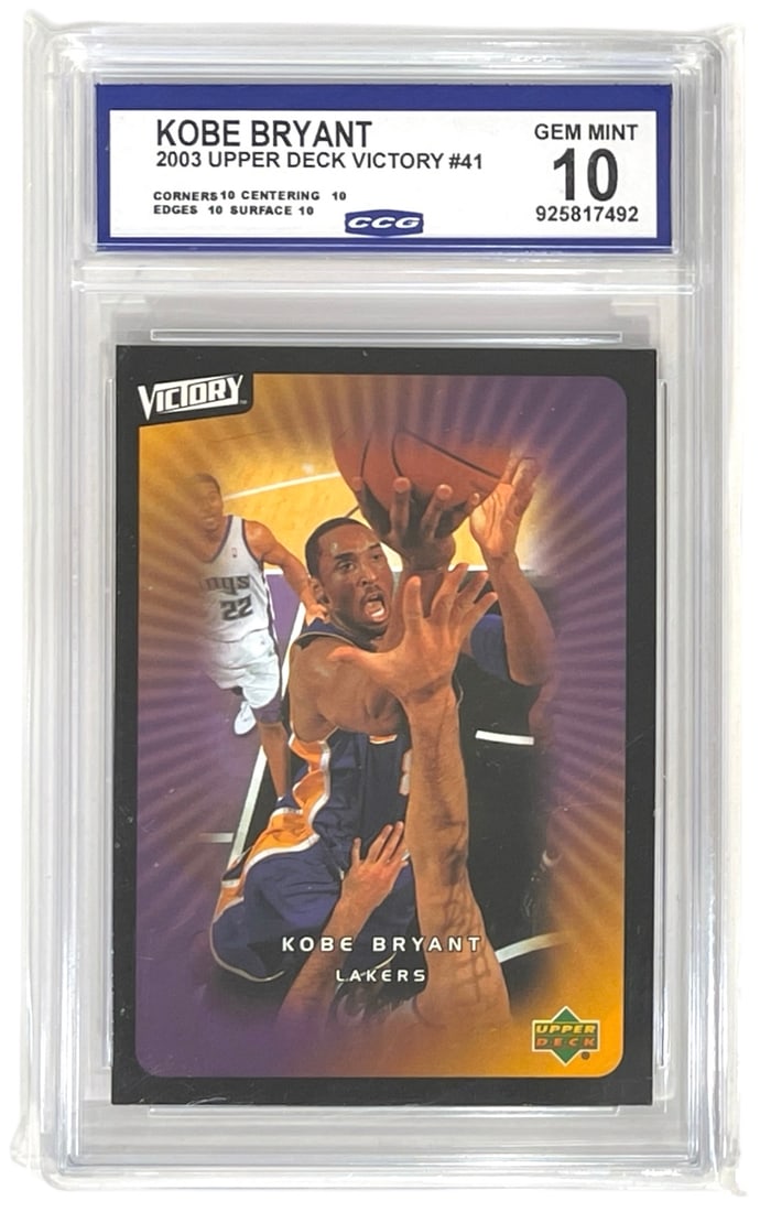 2003 Upper Deck Victory Kobe Bryant No. 41 | Graded 10 (1 of 2)