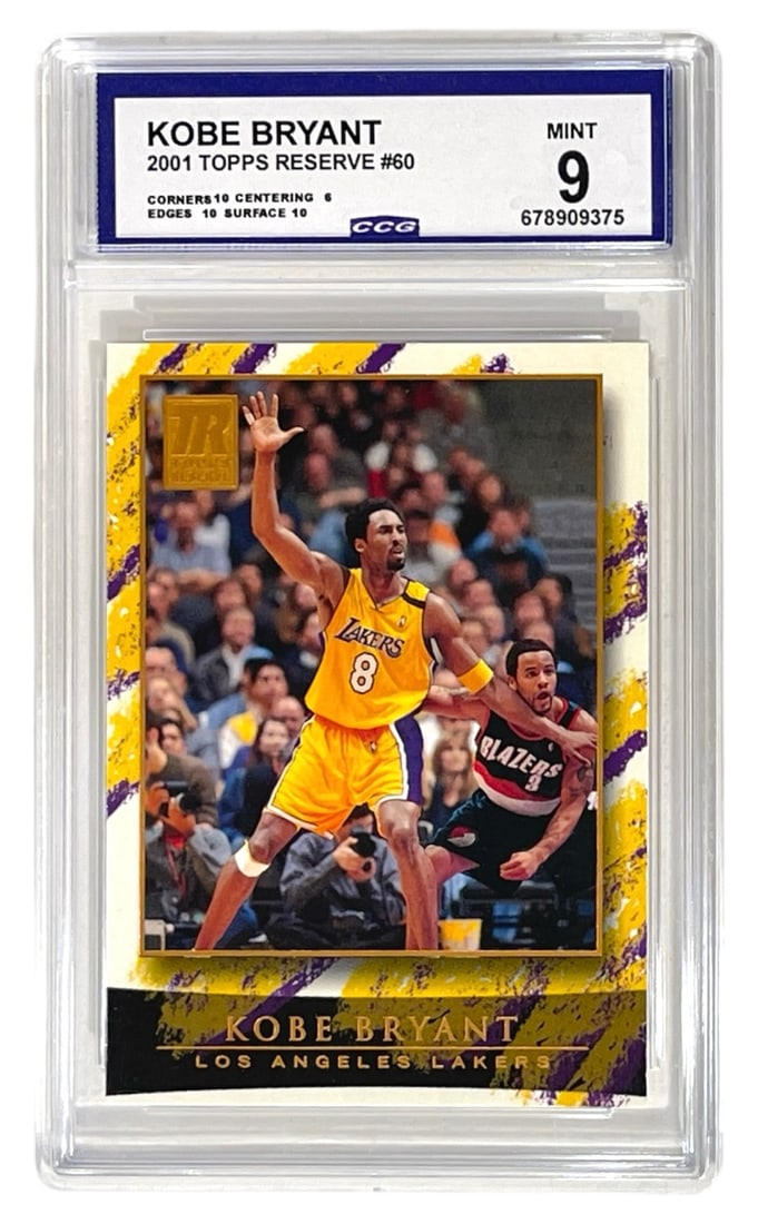 2001 Topps Reserve Kobe Bryant No. 60 | Graded 9 (1 of 2)