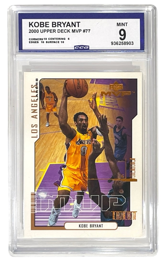 2000 Upper Deck MVP Kobe Bryant No. 77 | Graded 9 (1 of 2)