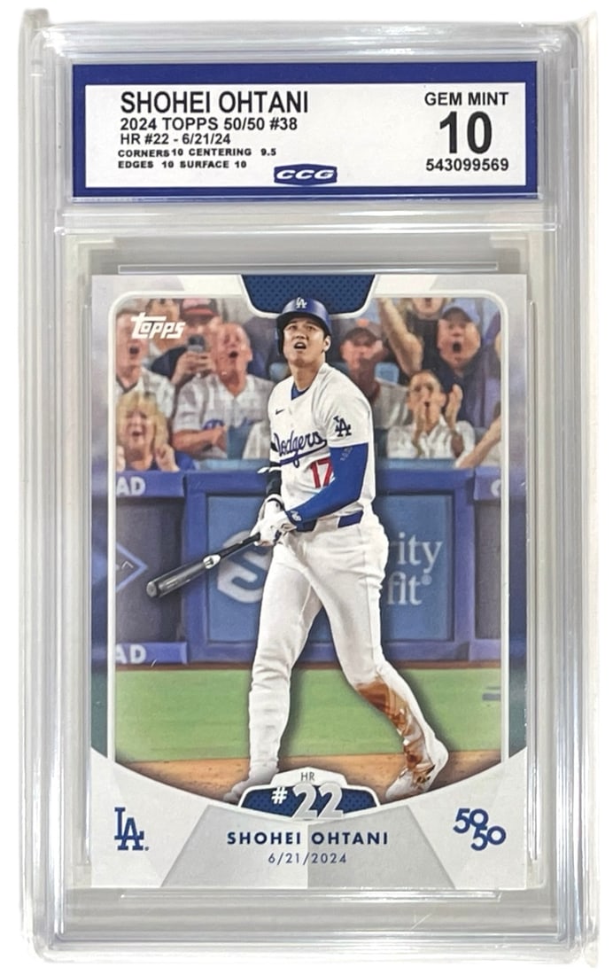 2024 Topps 50 50 Shohei Ohtani | No. 38 | Graded 10 (1 of 2)