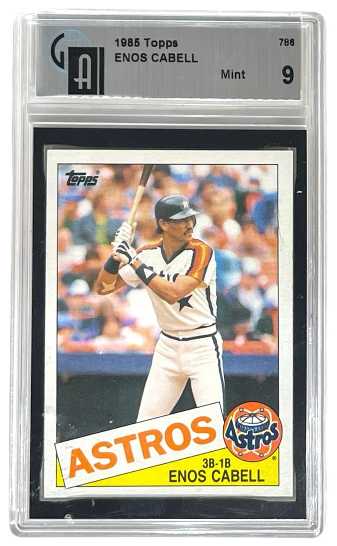 1985 Topps Enos Cabell | Graded 9 (1 of 2)