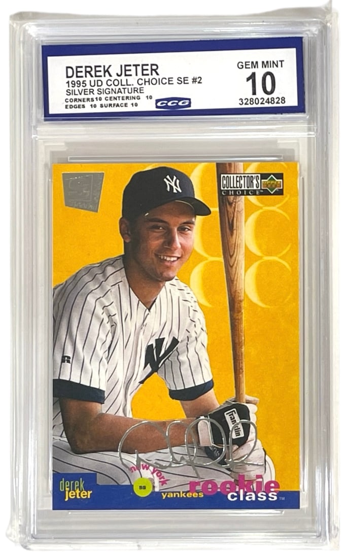 1995 UD College Choices Derek Jeter | No. 2 | Graded 10 (1 of 2)