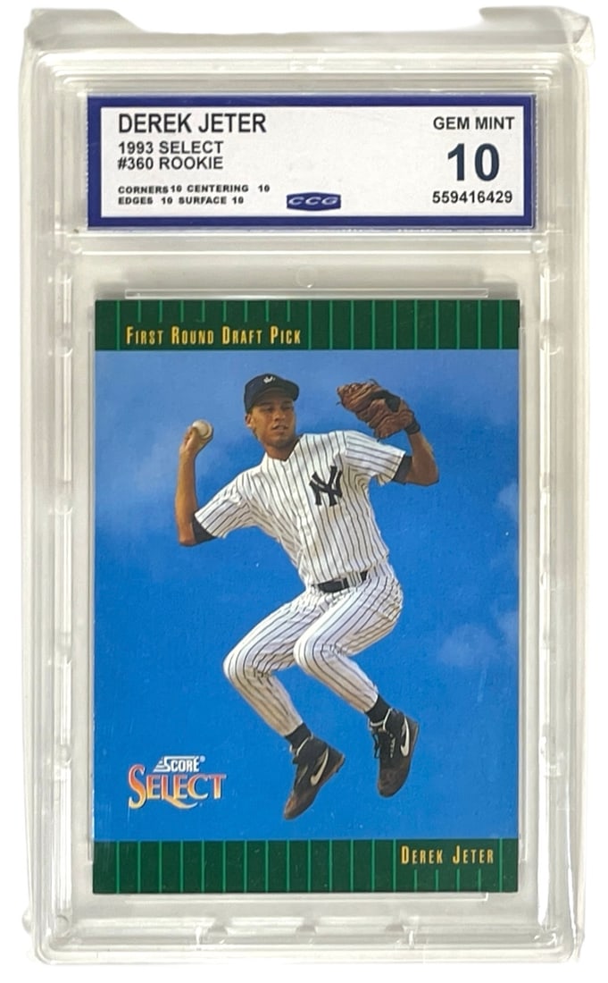 1993 Select Derek Jeter Rookie No. 360 | Graded 10 (1 of 2)