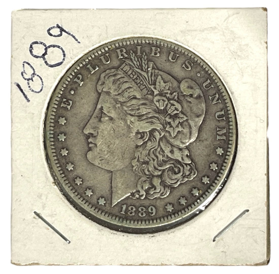 1889 Morgan Silver Dollar Coin (1 of 2)